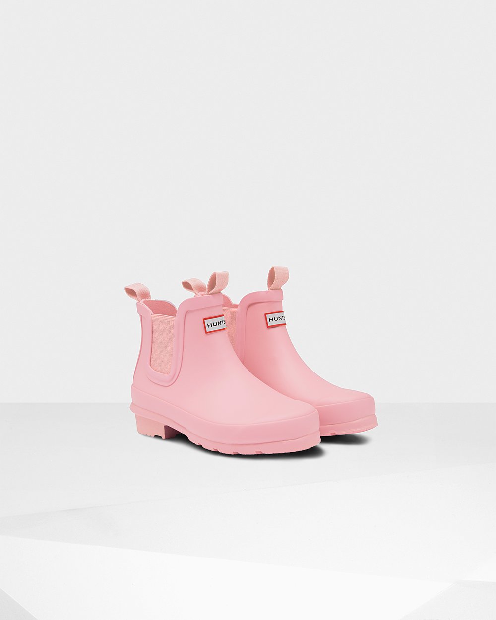 Hunter Original Big Chelsea Boots - On Sale Kids Pink - QWUJRA240